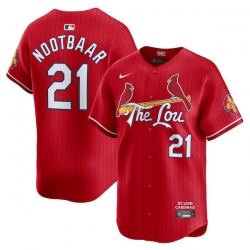 Lars Nootbaar St Louis Cardinals City Connect Limited Jersey Red
