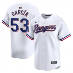 Adolis Garcia Texas Rangers 2024 Gold Collection Limited Player Jersey White