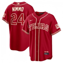Brandon Nimmo Texas Rangers 2026 City Connect Stadium Jersey Red