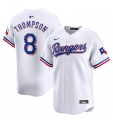 Bubba Thompson Texas Rangers Home Limited Player Jersey White Bubba Thompson Texas Rangers Home Limited Player Jersey White
