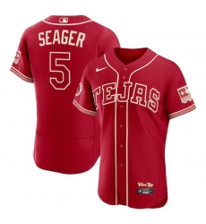 Corey Seager Texas Rangers 2026 City Connect Authentic Sponsor Patch Jersey Red Corey Seager Texas Rangers 2026 City Connect Authentic Sponsor Patch Jersey Red