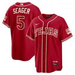 Corey Seager Texas Rangers 2026 City Connect Stadium Jersey Red