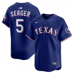 Corey Seager Texas Rangers Alternate 2 Limited Jersey Royal Light Blue