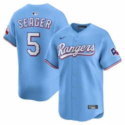 Corey Seager Texas Rangers Alternate Limited Player Jersey Light Blue Royal