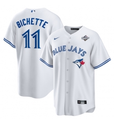 Bo Bichette Toronto Blue Jays 2025 World Series Home Player Jersey White Bo Bichette Toronto Blue Jays 2025 World Series Home Player Jersey White
