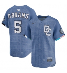 CJ Abrams Washington Nationals 2025 City Connect Limited Jersey Blue CJ Abrams Washington Nationals 2025 City Connect Limited Jersey Blue