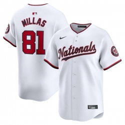 Drew Millas Washington Nationals Home Limited Player Jersey White