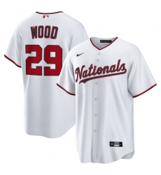 James Wood Washington Nationals Home Jersey White James Wood Washington Nationals Home Jersey White
