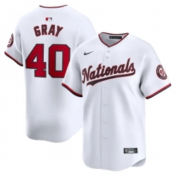 Josiah Gray Washington Nationals Home Limited Player Jersey White