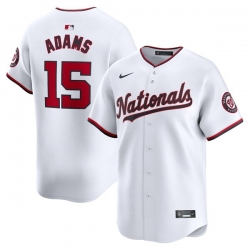 Riley Adams Washington Nationals Home Limited Player Jersey White