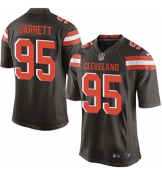 Cleveland Browns 95 Myles Garrett Game Brown Team Color NFL Jersey