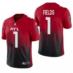 Atlanta Falcons 1 Justin Fields Red 2021 Draft Jersey