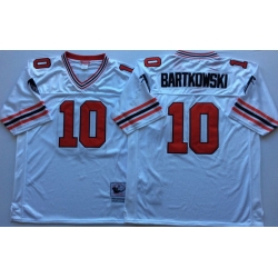 Atlanta Falcons 10 Steve Bartkowski White M&N Throwback Jersey
