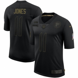 Atlanta Falcons 11 Julio Jones Black 2020 Salute To Service Limited Jersey