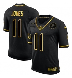 Atlanta Falcons 11 Julio Jones Black Gold 2020 Salute To Service Limited Jersey