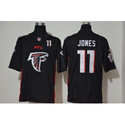 Atlanta Falcons 11 Julio Jones Black Team Big Logo Number Vapor Untouchable Limited Jersey