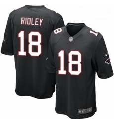 Atlanta Falcons 18 Calvin Ridley Game Black Alternate NFL Jersey
