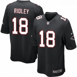 Atlanta Falcons 18 Calvin Ridley Game Black Alternate NFL Jersey