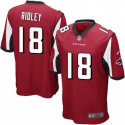 Atlanta Falcons 18 Calvin Ridley Game Red Team Color NFL Jersey