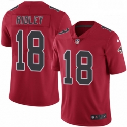 Atlanta Falcons 18 Calvin Ridley Limited Red Rush Vapor Untouchable NFL Jersey