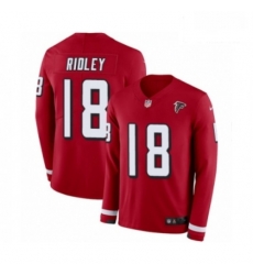 Atlanta Falcons 18 Calvin Ridley Limited Red Therma Long Sleeve NFL Jersey Atlanta Falcons 18 Calvin Ridley Limited Red Therma Long Sleeve NFL Jersey