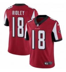 Atlanta Falcons 18 Calvin Ridley Red Team Color Vapor Untouchable Limited Player NFL Jersey