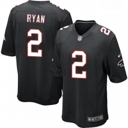 Atlanta Falcons 2 Matt Ryan Game Black Alternate NFL Jersey
