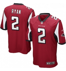 Atlanta Falcons 2 Matt Ryan Game Red Team Color NFL Jersey