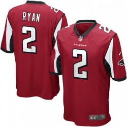 Atlanta Falcons 2 Matt Ryan Game Red Team Color NFL Jersey