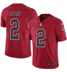 Atlanta Falcons 2 Matt Ryan Limited Red Rush Vapor Untouchable NFL Jersey