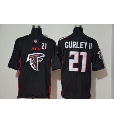 Atlanta Falcons 21 Todd Gurley II Black Team Big Logo Number Vapor Untouchable Limited Jersey