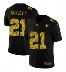 Atlanta Falcons 21 Todd Gurley II Leopard Print Fashion Vapor Limited NFL Jersey Black
