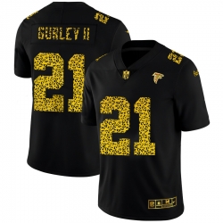 Atlanta Falcons 21 Todd Gurley II Leopard Print Fashion Vapor Limited NFL Jersey Black