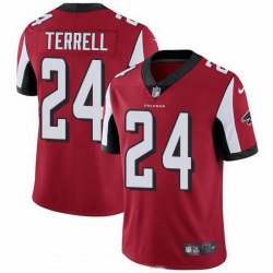 Atlanta Falcons 24 A J Terrell Red Team Color Stitched NFL Vapor Untouchable Limited Jersey