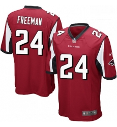 Atlanta Falcons 24 Devonta Freeman Game Red Team Color NFL Jersey