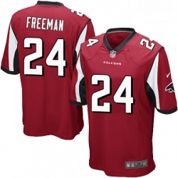 Atlanta Falcons 24 Devonta Freeman Game Red Team Color NFL Jersey