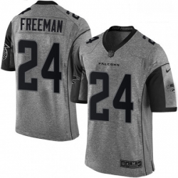 Atlanta Falcons 24 Devonta Freeman Limited Gray Gridiron NFL Jersey
