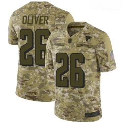 Atlanta Falcons 26 Isaiah Oliver Camo Stitched Football Limited 2018 Salute To Service Jersey