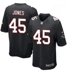Atlanta Falcons 45 Deion Jones Game Black Alternate NFL Jersey