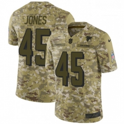 Atlanta Falcons 45 Deion Jones Limited Camo 2018 Salute To Service NFL Jersey