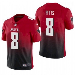 Atlanta Falcons 8 Kyle Pitts Red 2021 Draft Jersey