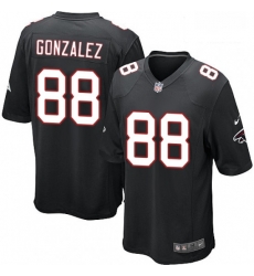 Atlanta Falcons 88 Tony Gonzalez Game Black Alternate NFL Jersey