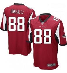 Atlanta Falcons 88 Tony Gonzalez Game Red Team Color NFL Jersey