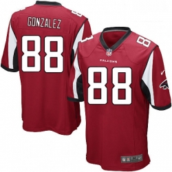 Atlanta Falcons 88 Tony Gonzalez Game Red Team Color NFL Jersey