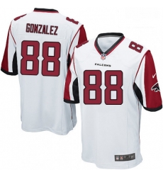 Atlanta Falcons 88 Tony Gonzalez Game White NFL Jersey