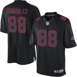 Atlanta Falcons 88 Tony Gonzalez Limited Black Impact NFL Jersey