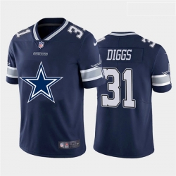 Dallas Cowboys 31 Trevon Diggs Navy Team Big Logo Vapor Untouchable Limited Jersey