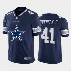Dallas Cowboys 41 Reggie Robinson II Navy Team Big Logo Vapor Untouchable Limited Jersey