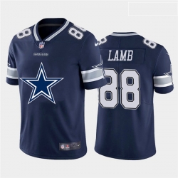 Dallas Cowboys 88 Ceedee Lamb Navy Team Big Logo Vapor Untouchable Limited Jersey