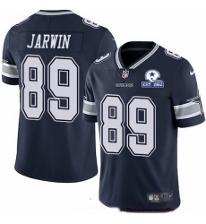 Dallas Cowboys 89 Blake Jarwin Navy Blue Team Color Stitched With Established In 1960 Patch NFL Vapor Untouchable Limited Jersey